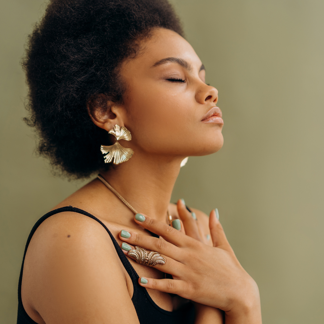 Woman prioritising self-care