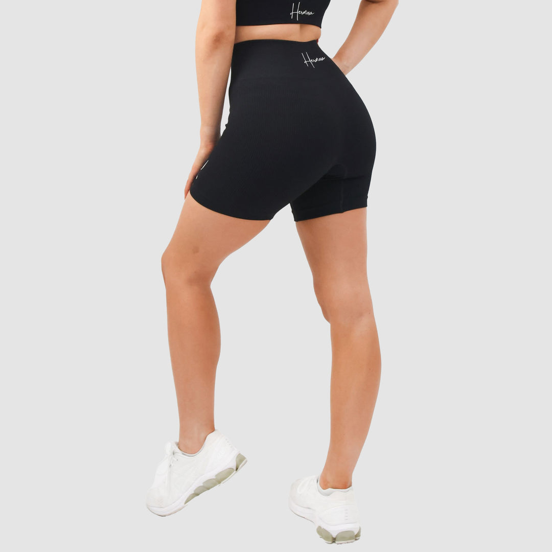 Scarlet Ribbed Womens Cycling Bike Shorts Green