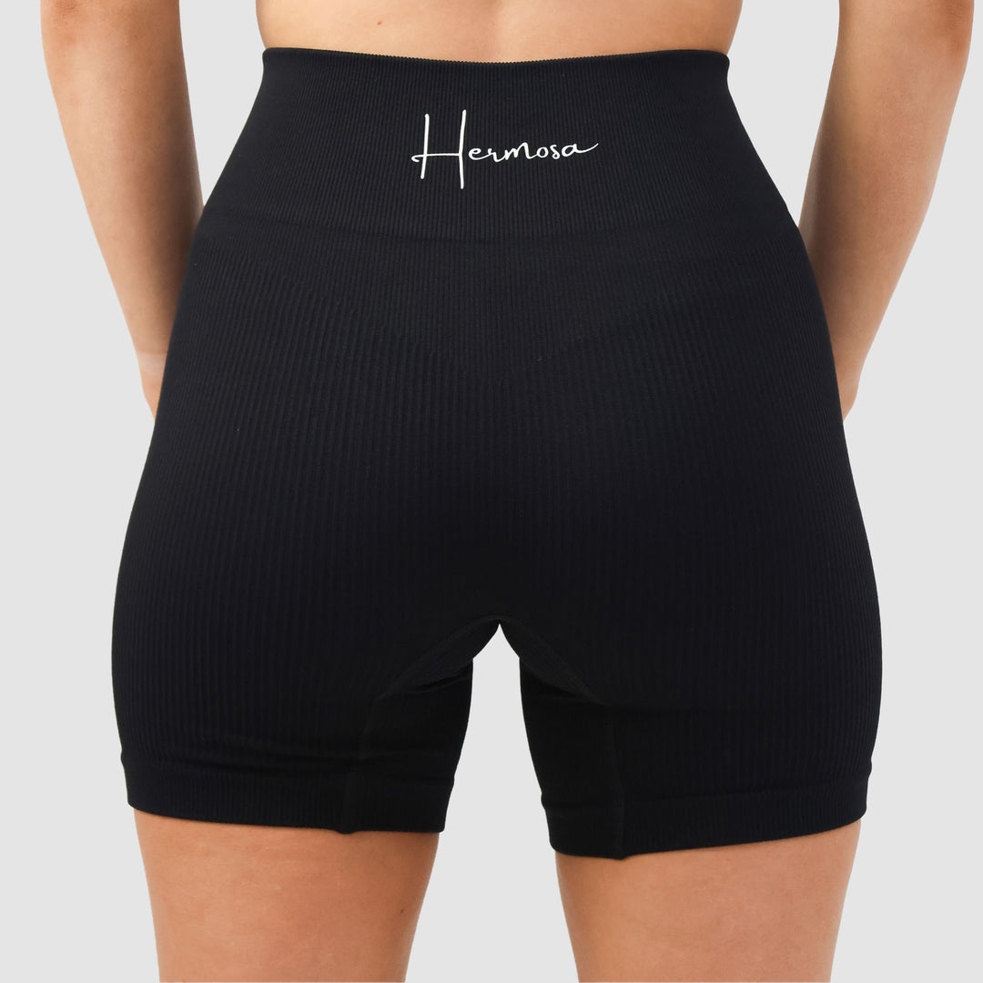 Scarlet Ribbed Womens Cycling Bike Shorts Green
