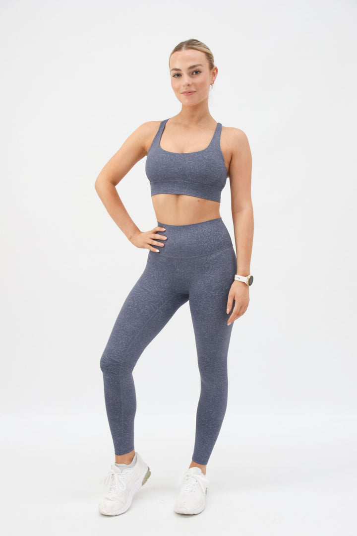 Raven Blue Gym Leggings - Long Shot