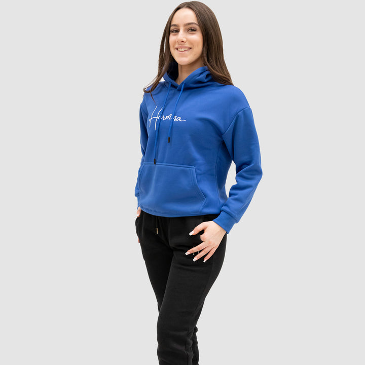 Hoodie Royal Blue Womens | Hermosa Signature collection