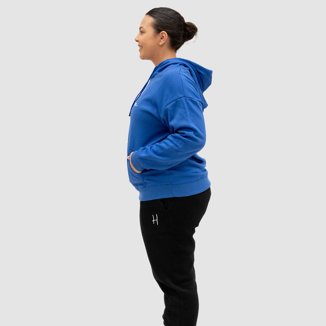 Hoodie Royal Blue Womens | Hermosa Signature collection